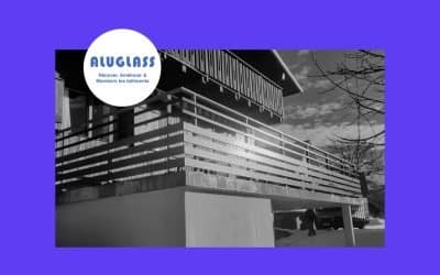 Rénovation client : remplacement d’un garde-corps bois par un modèle aluminium au pied du Mont Charvin
